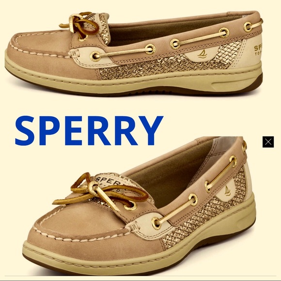 Sperry Topsider Angelfish Gold Glitter 